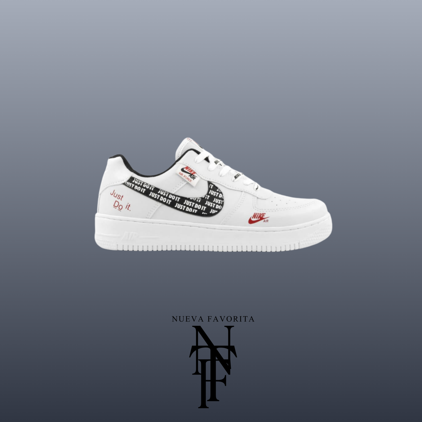 AIR FORCE 1 270 White Black and Red/ Snakers Nueva Favorita