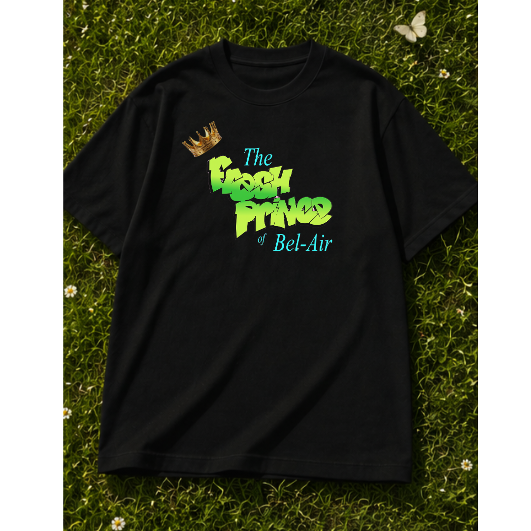 Playera Oversize Semitono. Principe del Rap. Glory Of Memories. TV.