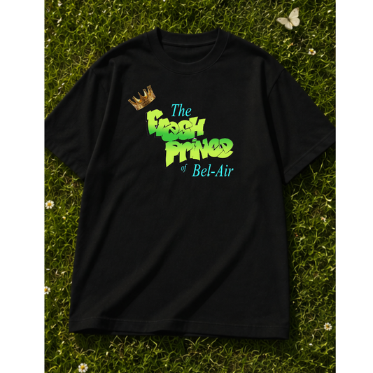 Playera Oversize Semitono. Principe del Rap. Glory Of Memories. TV.