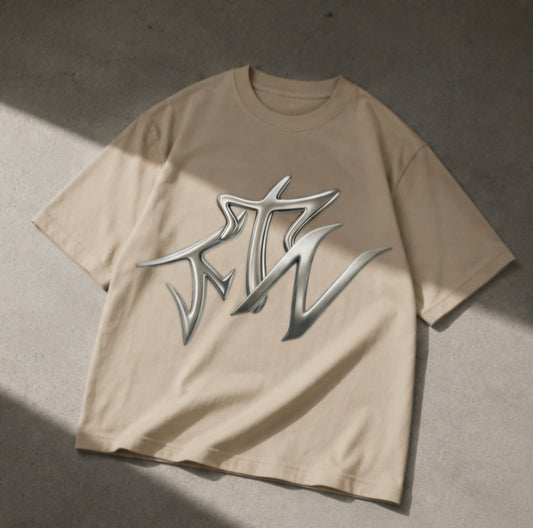 Playera Oversize. Edición M1.2 Sky of Chrome