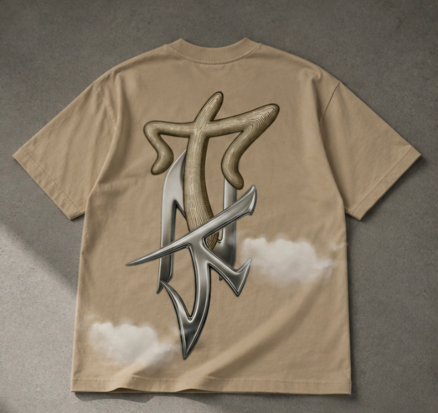 Playera Oversize. Edición M1.2.1 Sky of Chrome by Nueva Favorita
