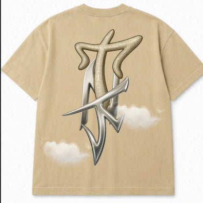 Playera Oversize. Edición M1.2.1 Sky of Chrome by Nueva Favorita